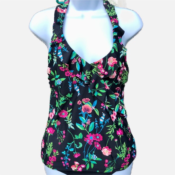 Apt. 9 Other - Women’s Swimsuit Floral V Neck Ruffled Bathing Suit Tropical Tankini Apt. 9 M